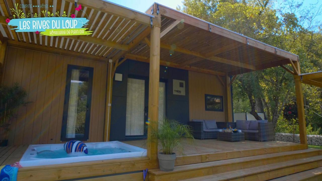 Camping Hotel Les Rives Du Loup Tourrettes-sur-Loup Kültér fotó